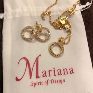 Mariana necklace and earrings